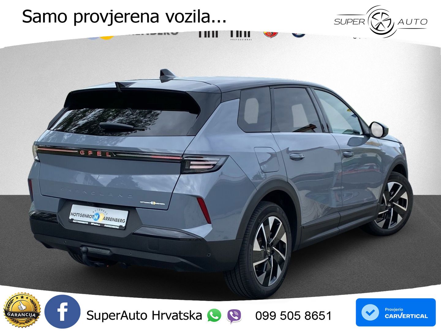 Opel Grandland 1.2 Turbo (145 KS) Hybrid eDCT GS LED+GR SJED+ACC