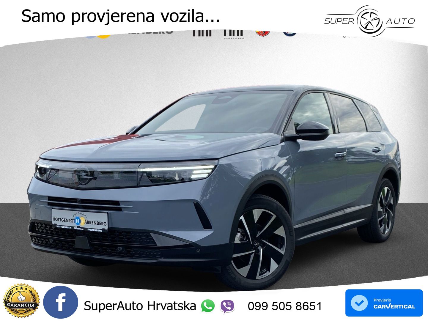Opel Grandland 1.2 Turbo (145 KS) Hybrid eDCT GS LED+GR SJED+ACC