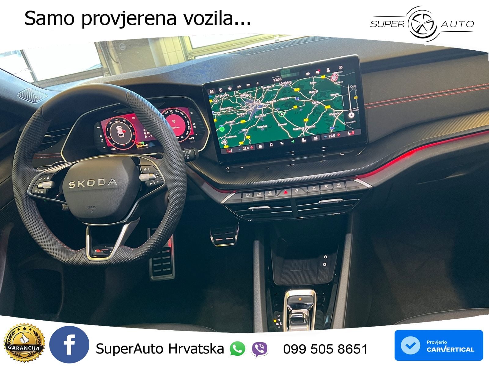 Škoda Octavia Combi RS 2.0 TSI (265 KS) DSG LED+GR SJED+ACC