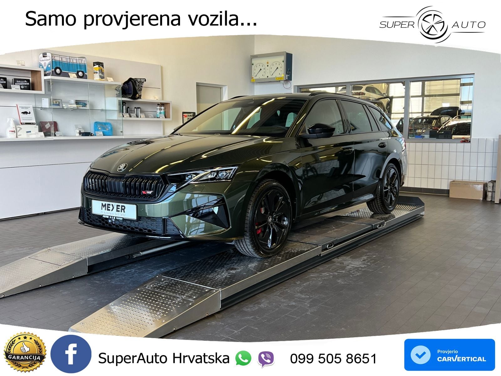 Škoda Octavia Combi RS 2.0 TSI (265 KS) DSG LED+GR SJED+ACC
