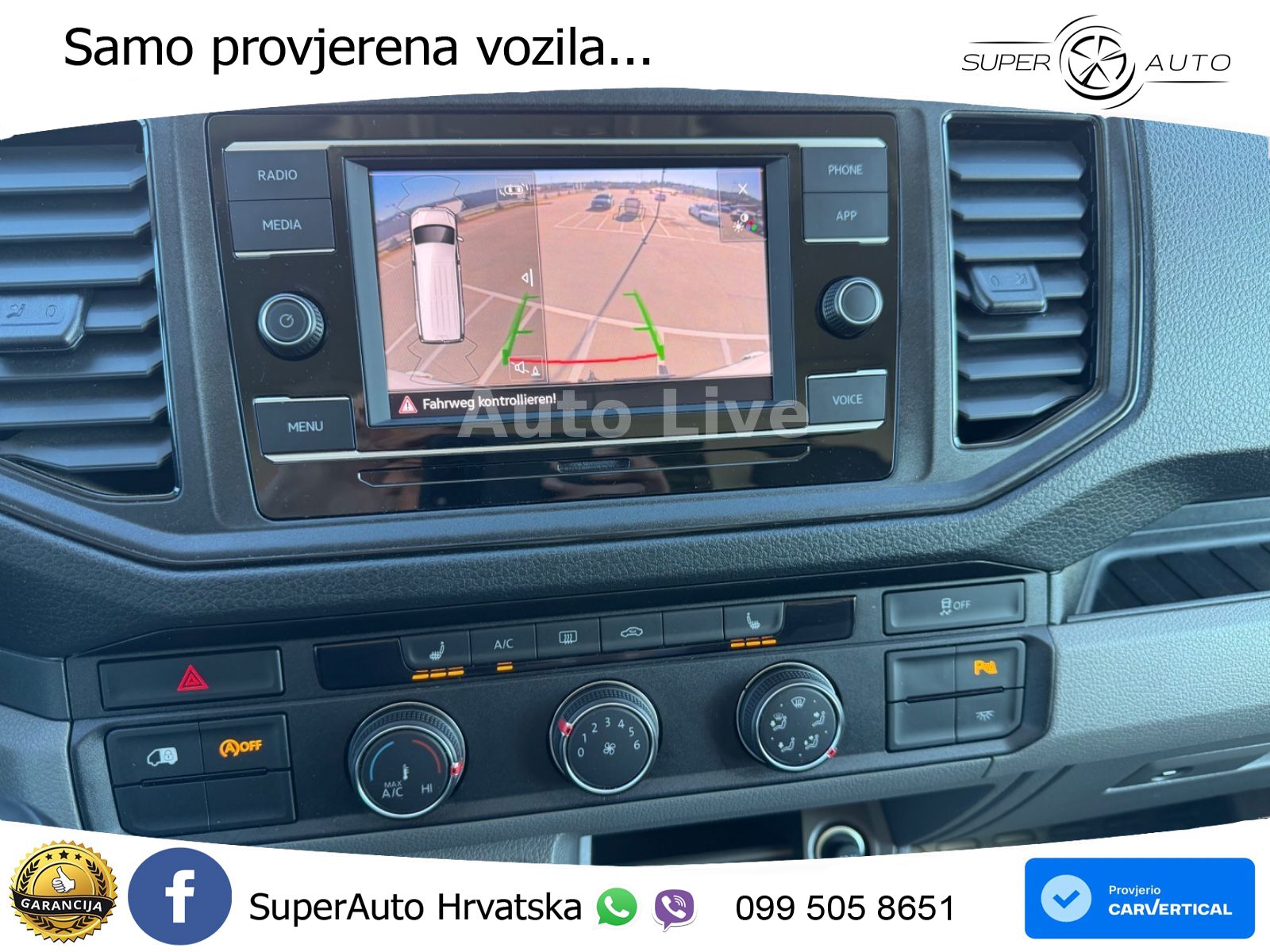Volkswagen Crafter 35TDI*MITTEL-HOCH*KLIMA*KAMERA*STHZG*AHK 140 KS
