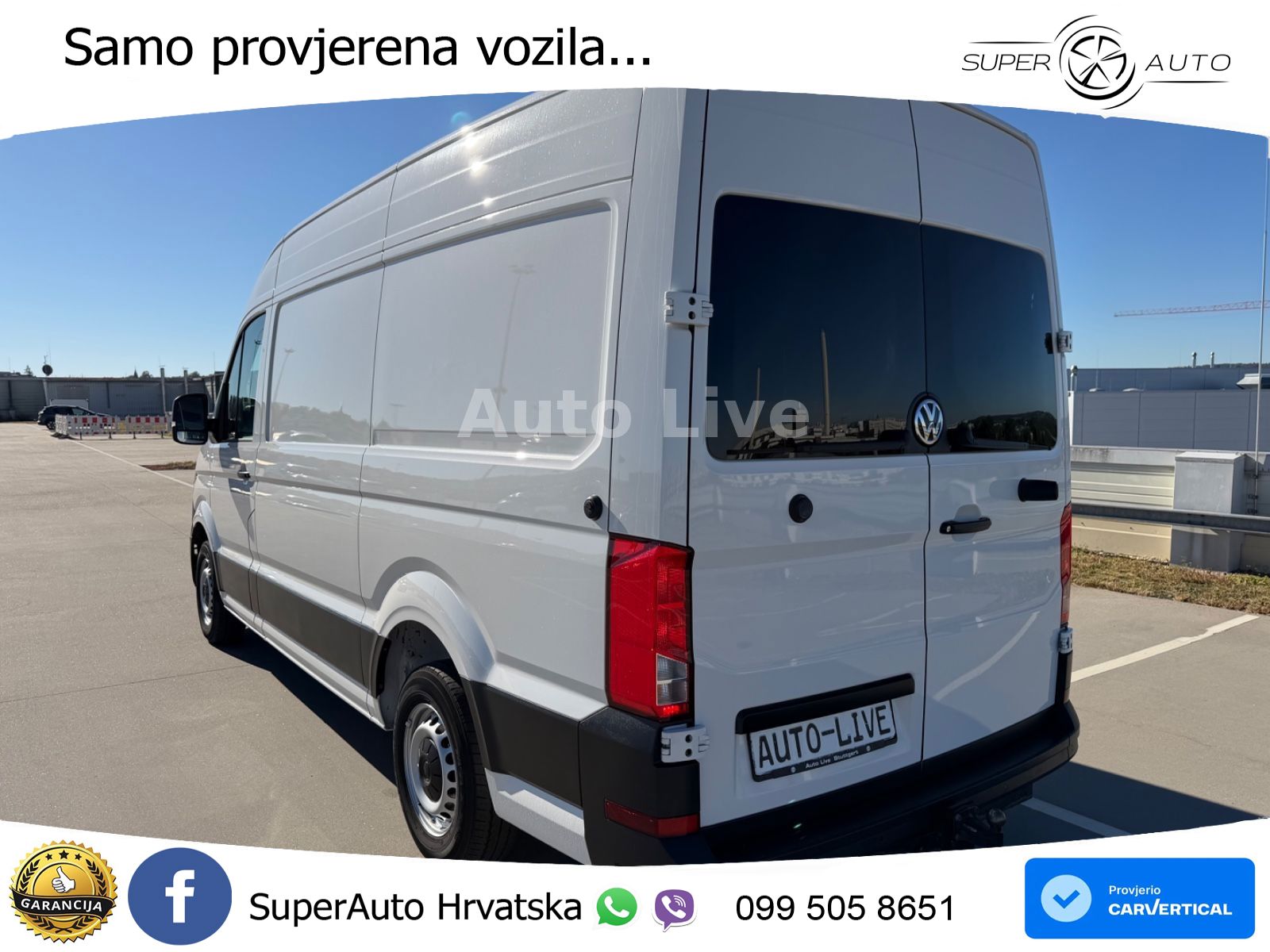 Volkswagen Crafter 35TDI*MITTEL-HOCH*KLIMA*KAMERA*STHZG*AHK 140 KS