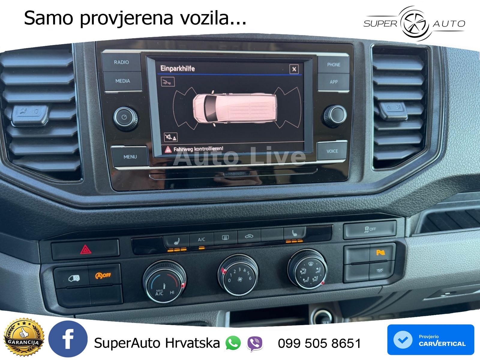 Volkswagen Crafter 35TDI*MITTEL-HOCH*KLIMA*KAMERA*STHZG*AHK 140 KS