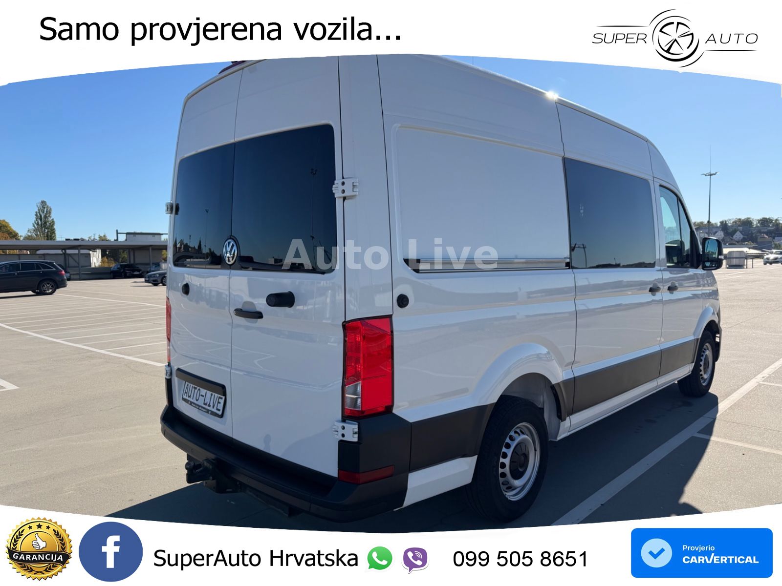 Volkswagen Crafter 35TDI*MITTEL-HOCH*KLIMA*KAMERA*STHZG*AHK 140 KS