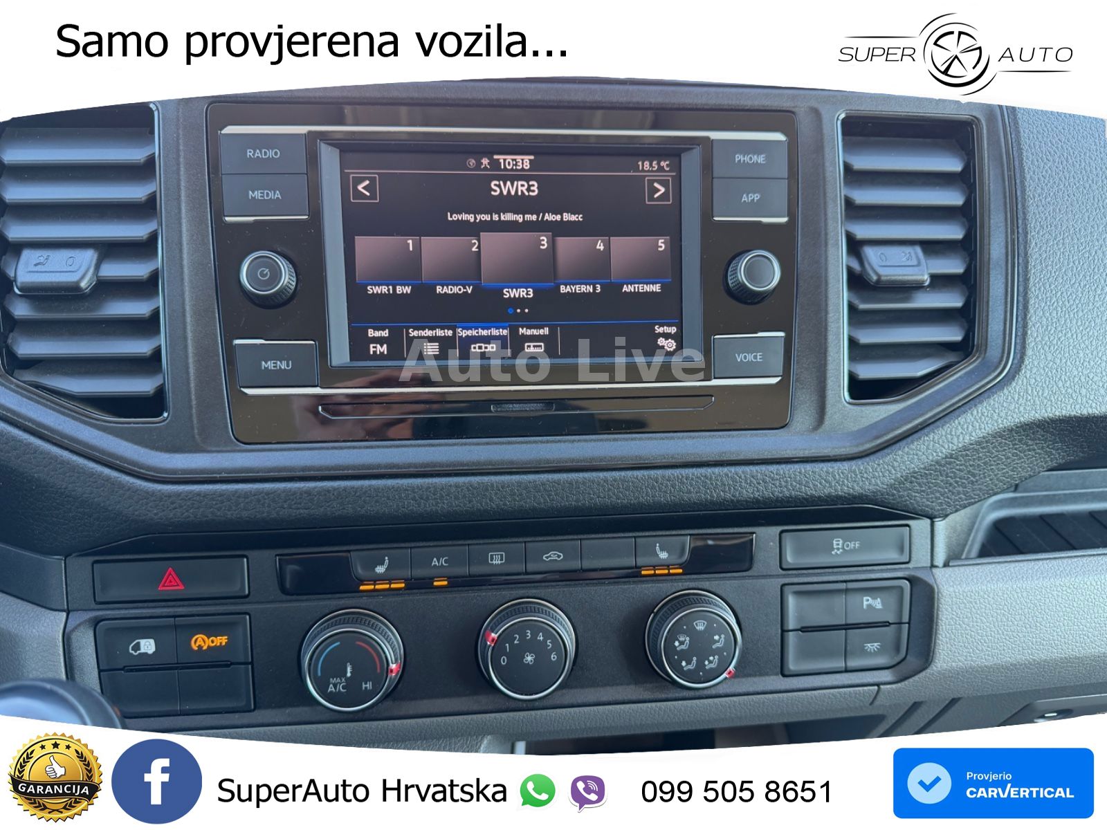 Volkswagen Crafter 35TDI*MITTEL-HOCH*KLIMA*KAMERA*STHZG*AHK 140 KS
