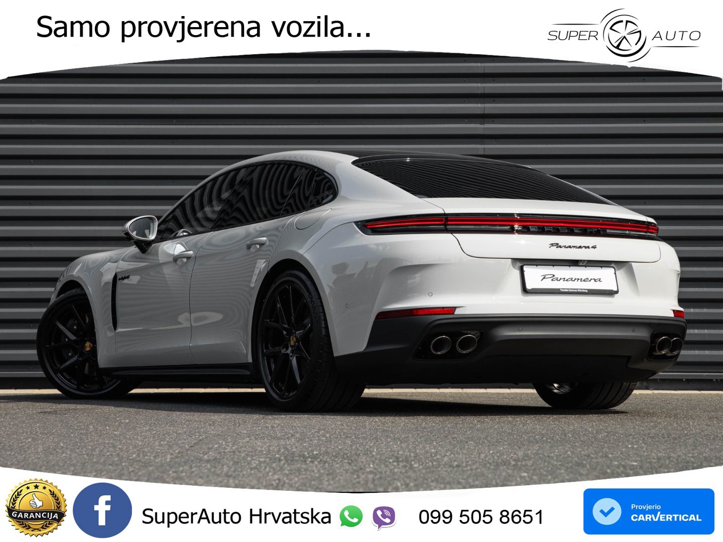 Porsche Panamera 4 2.9 V6 (470 KS) E-Hybrid PDK ZRAČNI+ACC+GR SJED+KAM+PANO