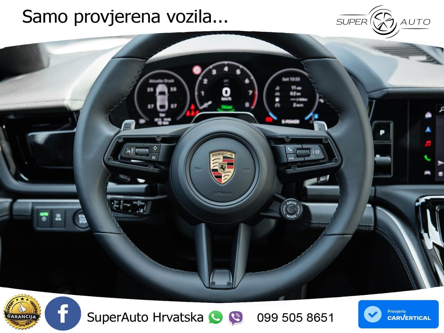 Porsche Panamera 4 2.9 V6 (470 KS) E-Hybrid PDK ZRAČNI+ACC+GR SJED+KAM+PANO