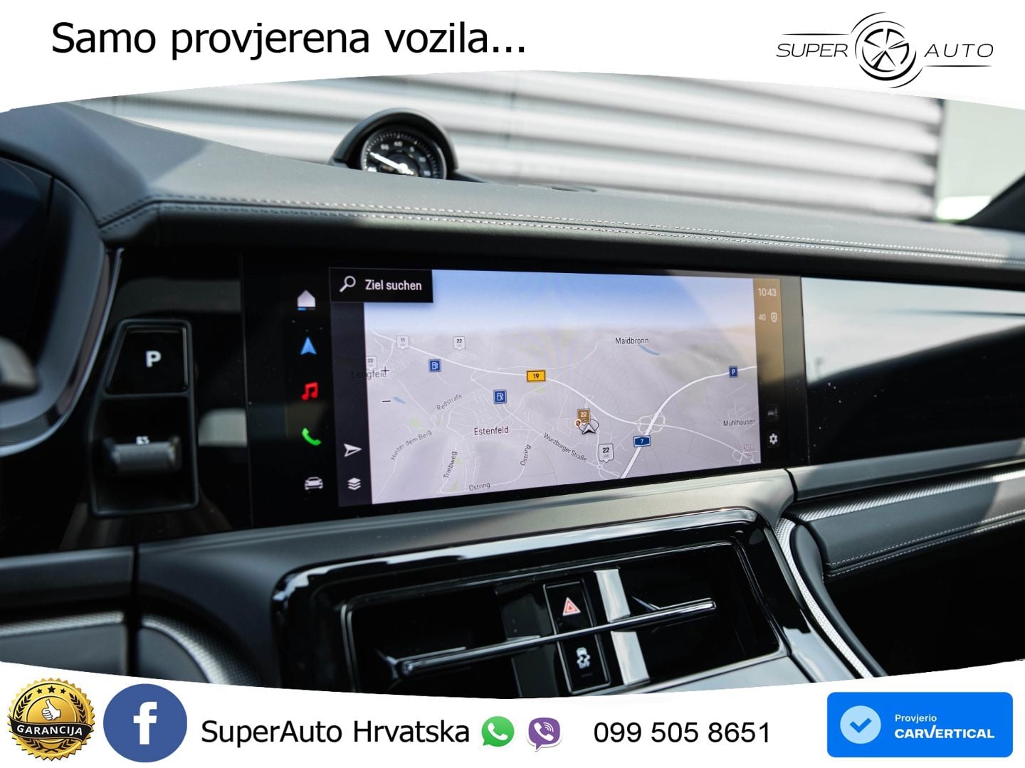 Porsche Panamera 4 2.9 V6 (470 KS) E-Hybrid PDK ZRAČNI+ACC+GR SJED+KAM+PANO