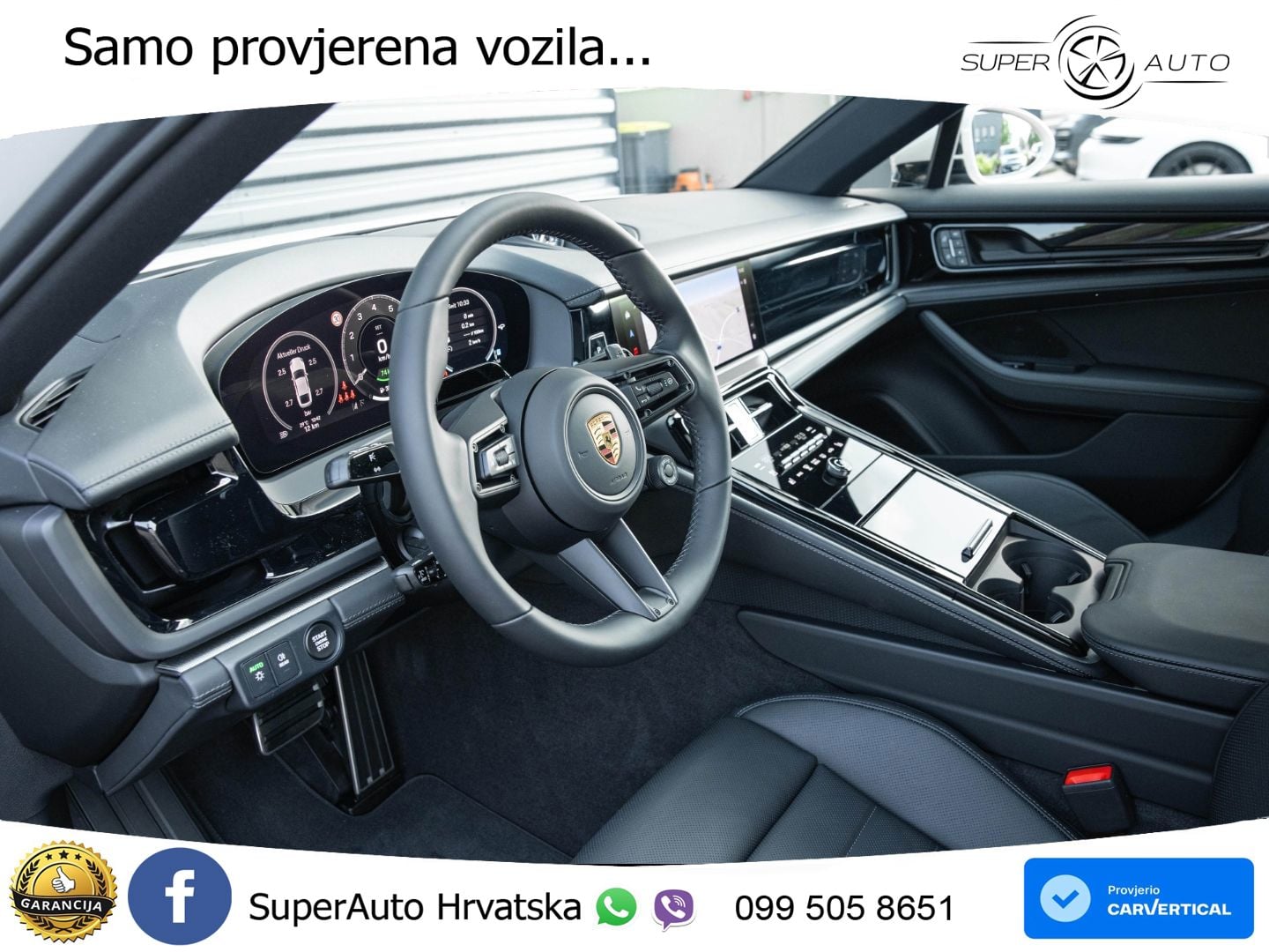 Porsche Panamera 4 2.9 V6 (470 KS) E-Hybrid PDK ZRAČNI+ACC+GR SJED+KAM+PANO
