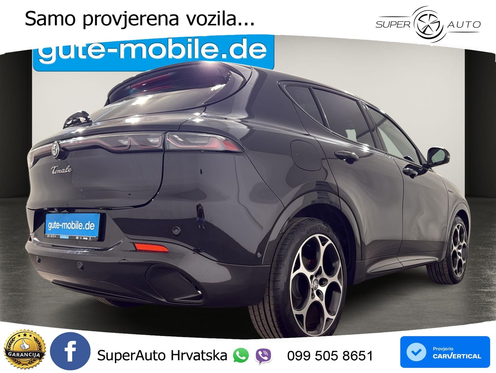 Alfa Romeo Tonale 1.5 VGT (160 KS) 48V-Hybrid TCT LED+GR SJED+ACC