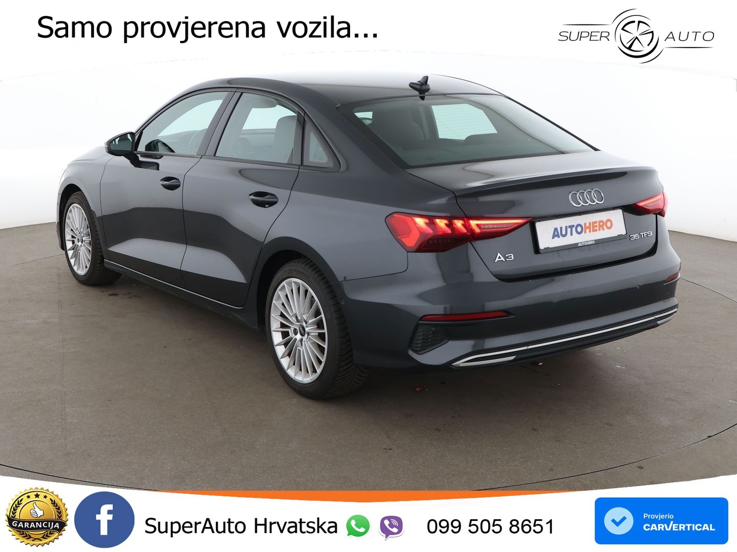 Audi A3 Limuzina 35 TFSI (150 KS) S tronic advanced LED+GR SJED+ACC