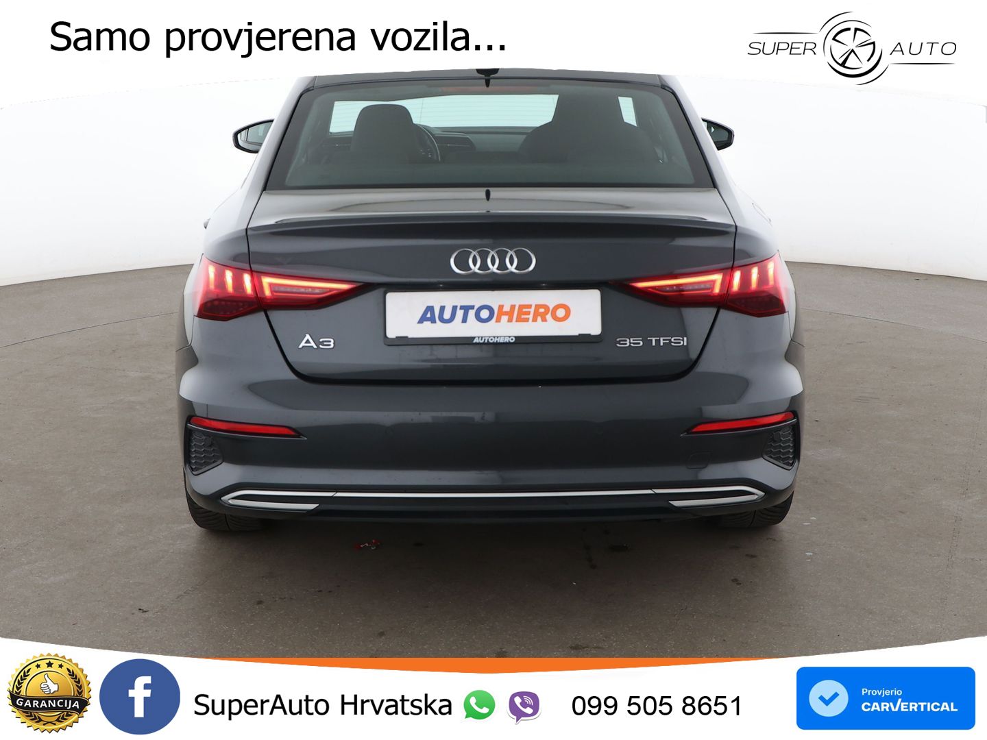 Audi A3 Limuzina 35 TFSI (150 KS) S tronic advanced LED+GR SJED+ACC