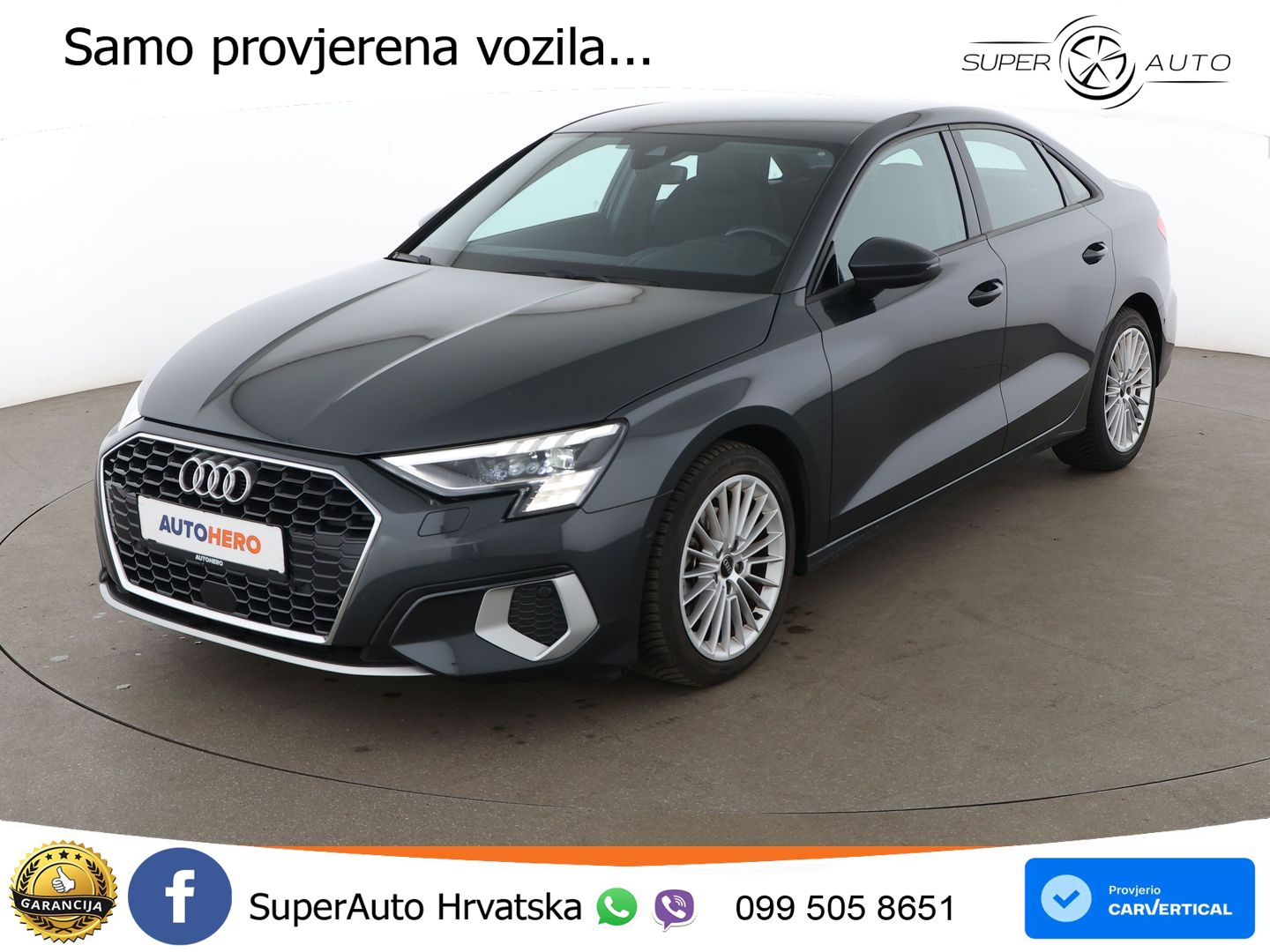 Audi A3 Limuzina 35 TFSI (150 KS) S tronic advanced LED+GR SJED+ACC