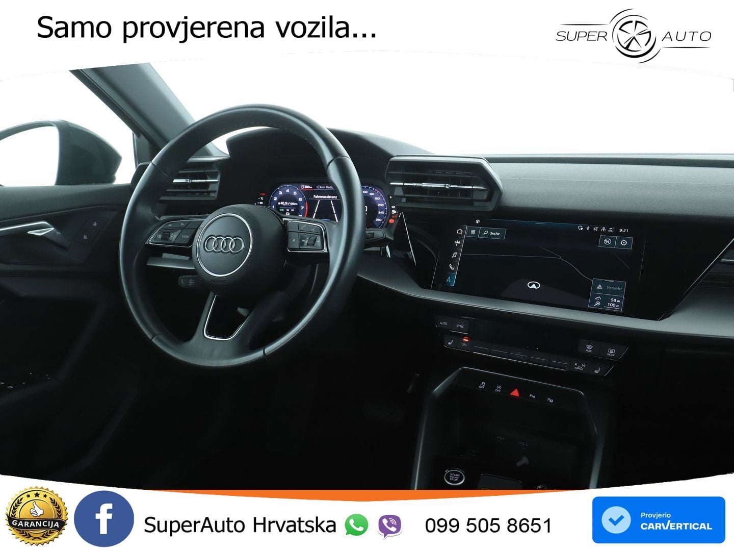 Audi A3 Limuzina 35 TFSI (150 KS) S tronic advanced LED+GR SJED+ACC
