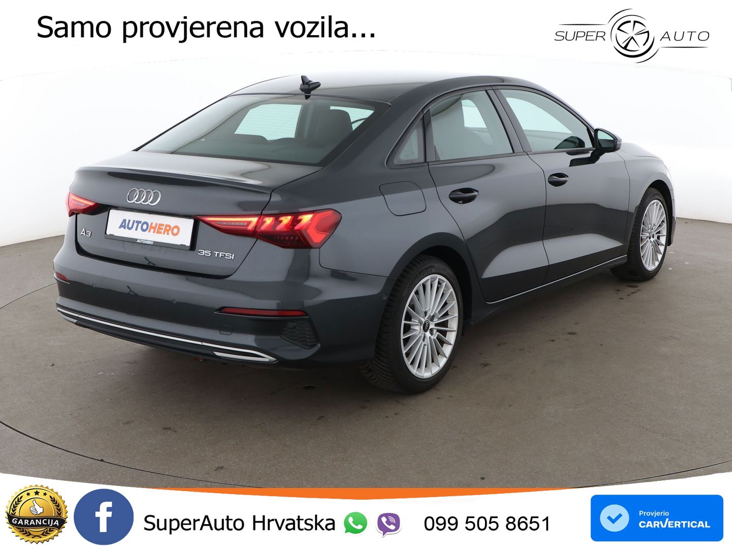 Audi A3 Limuzina 35 TFSI (150 KS) S tronic advanced LED+GR SJED+ACC