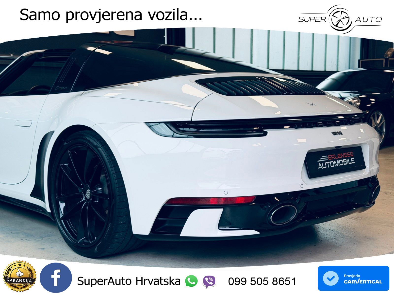 Porsche 911 Targa 4 3.0 (385 KS) PDK ZRAČNI+ACC+GR SJED+KAM
