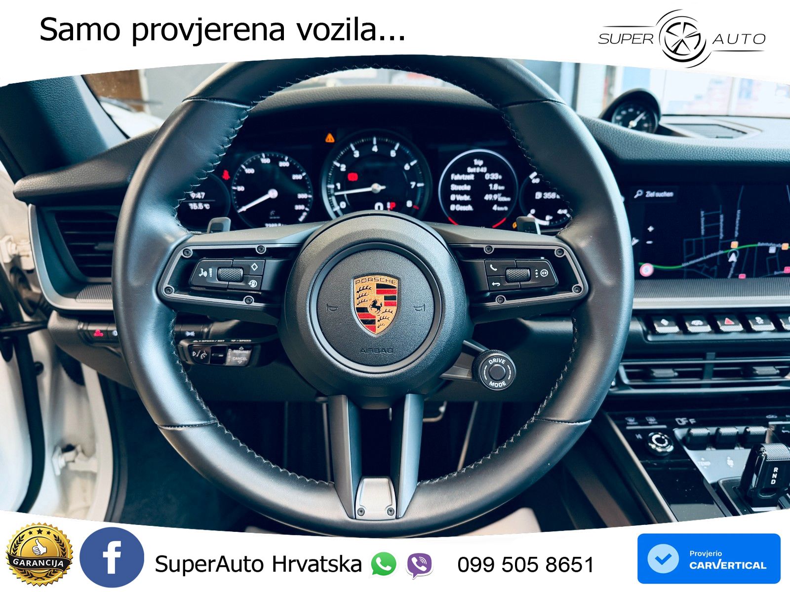 Porsche 911 Targa 4 3.0 (385 KS) PDK ZRAČNI+ACC+GR SJED+KAM