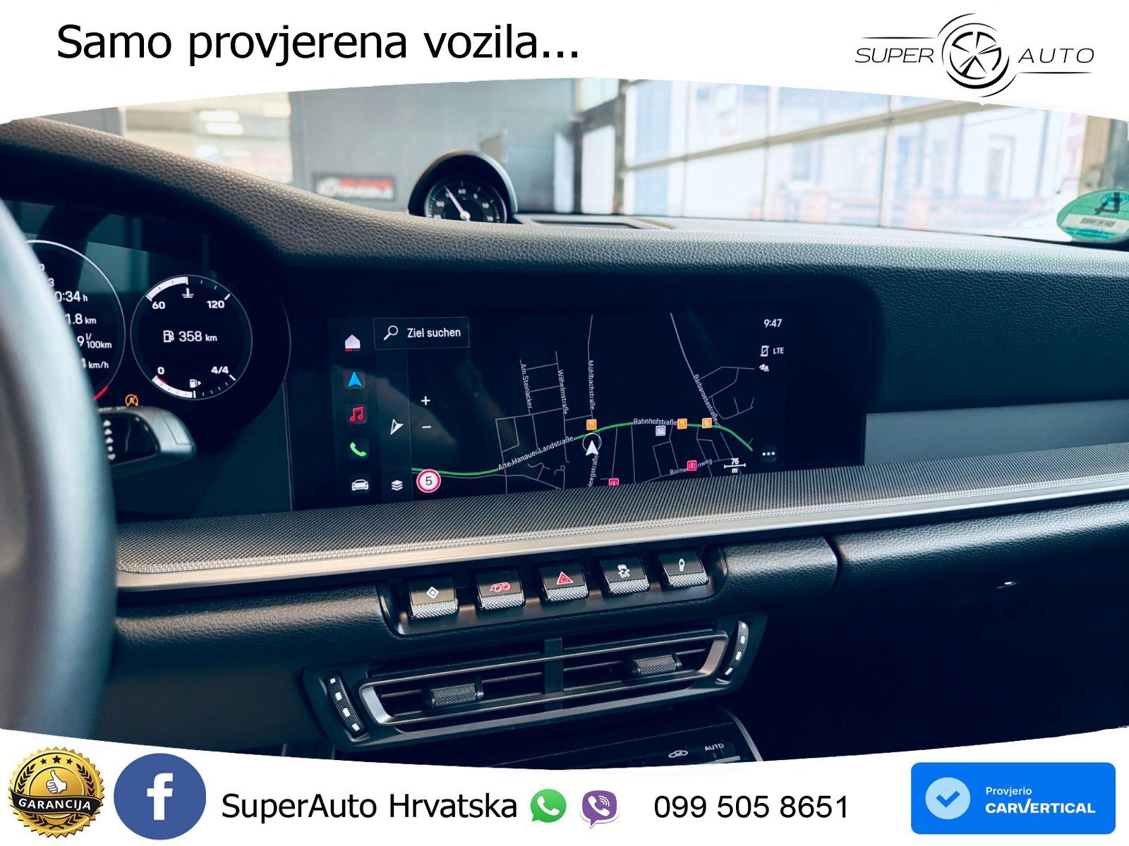 Porsche 911 Targa 4 3.0 (385 KS) PDK ZRAČNI+ACC+GR SJED+KAM