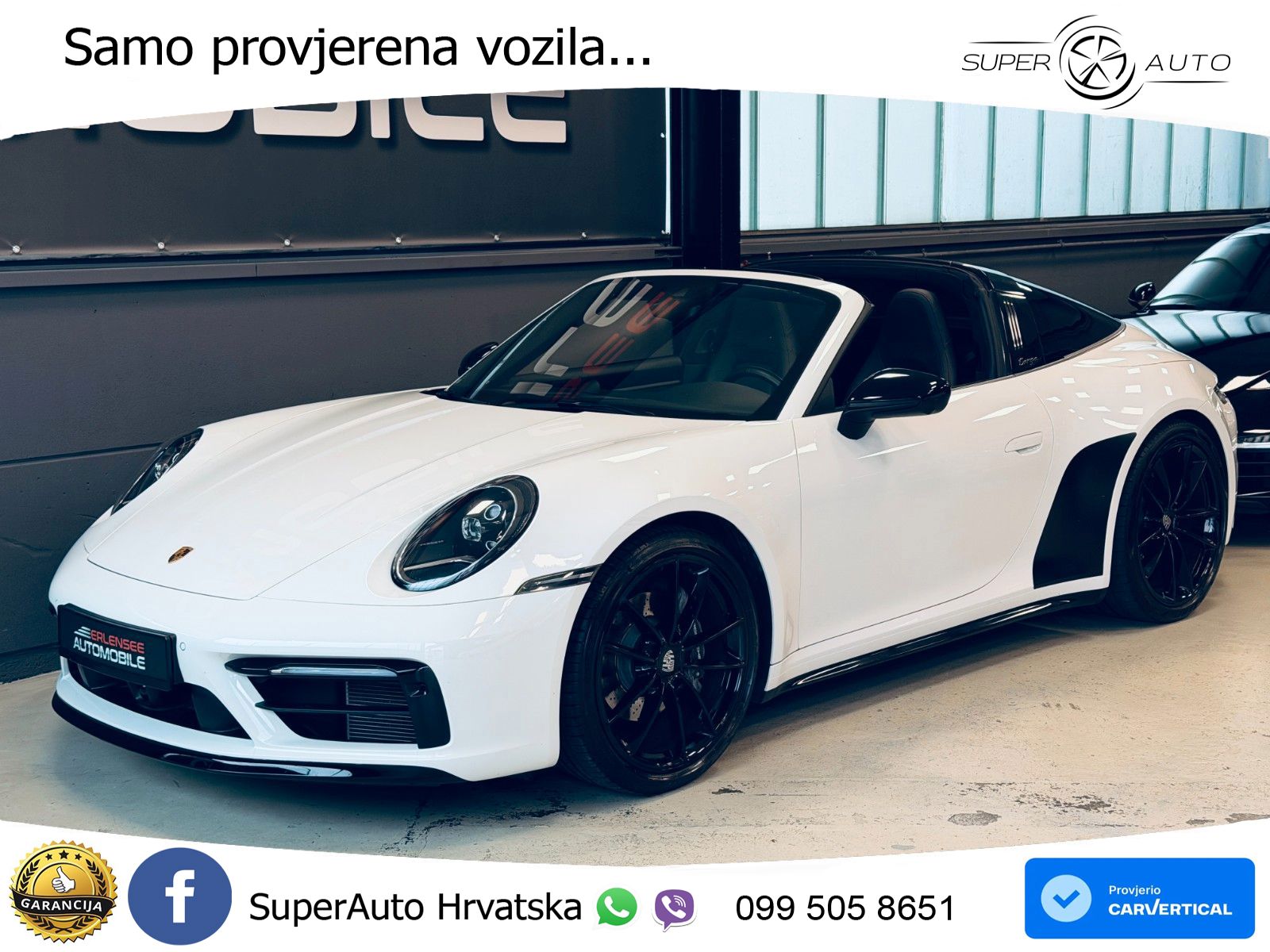 Porsche 911 Targa 4 3.0 (385 KS) PDK ZRAČNI+ACC+GR SJED+KAM