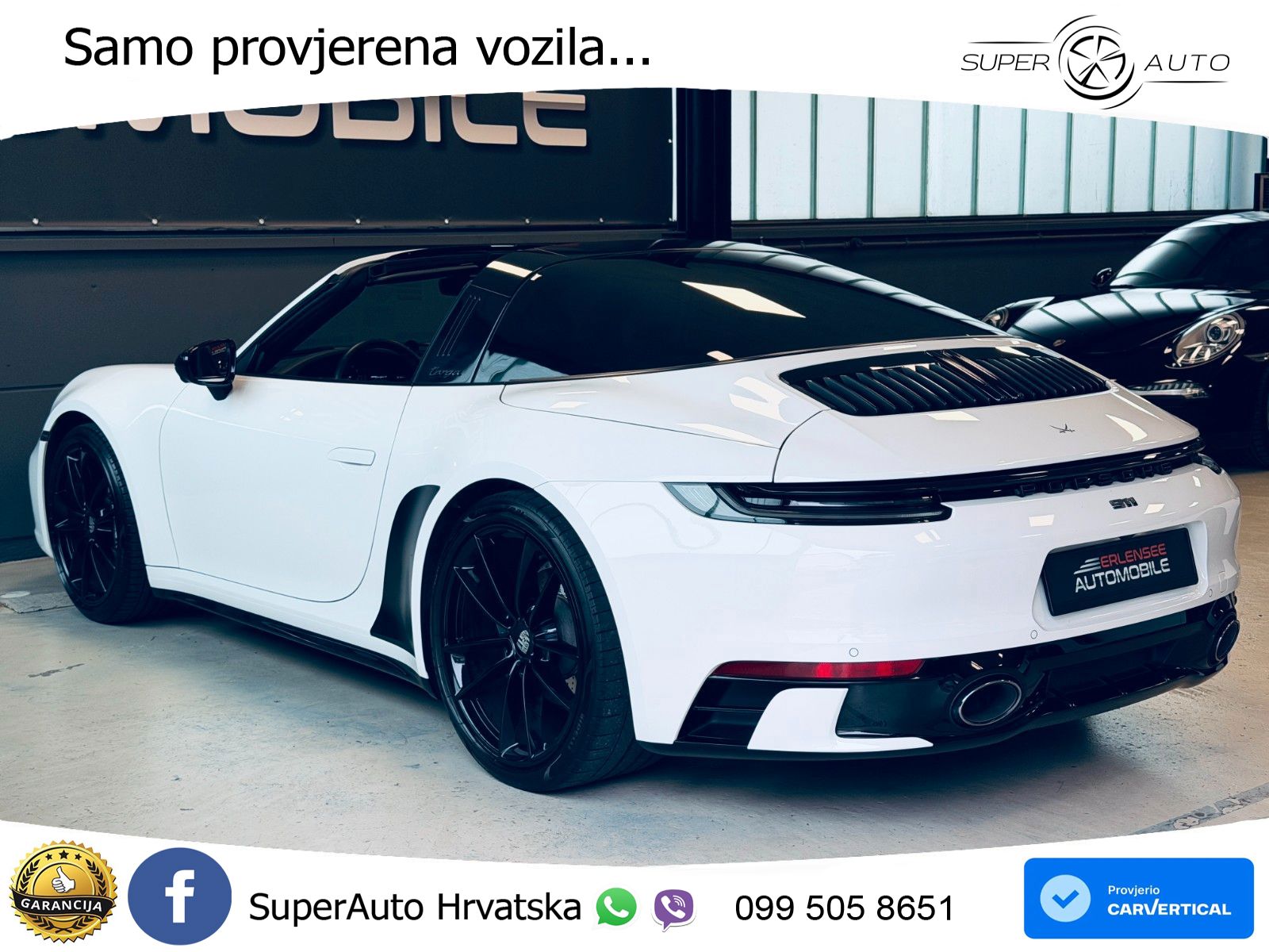 Porsche 911 Targa 4 3.0 (385 KS) PDK ZRAČNI+ACC+GR SJED+KAM