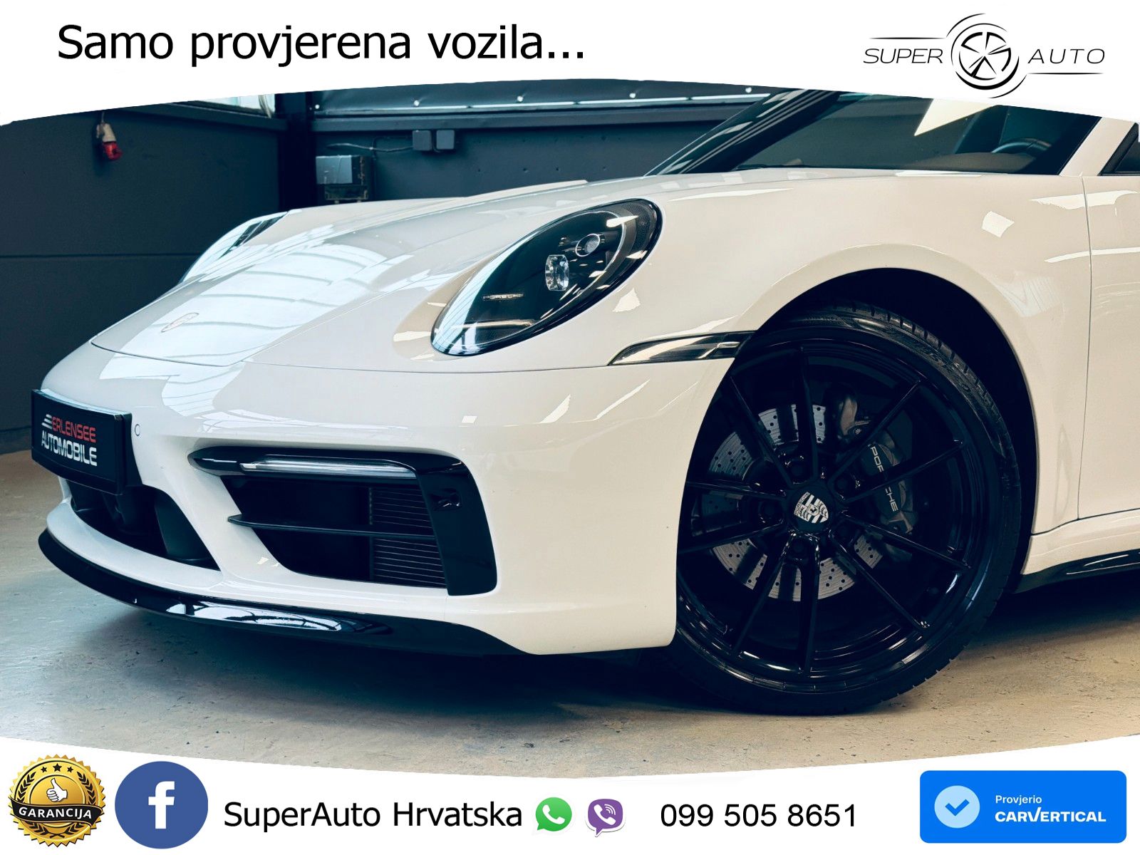 Porsche 911 Targa 4 3.0 (385 KS) PDK ZRAČNI+ACC+GR SJED+KAM
