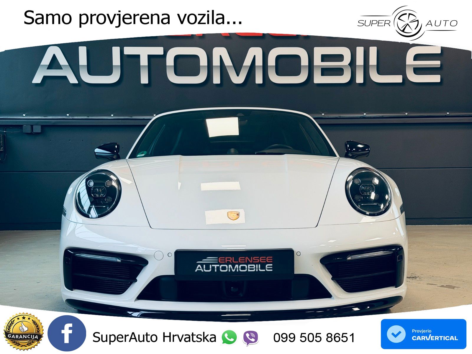 Porsche 911 Targa 4 3.0 (385 KS) PDK ZRAČNI+ACC+GR SJED+KAM