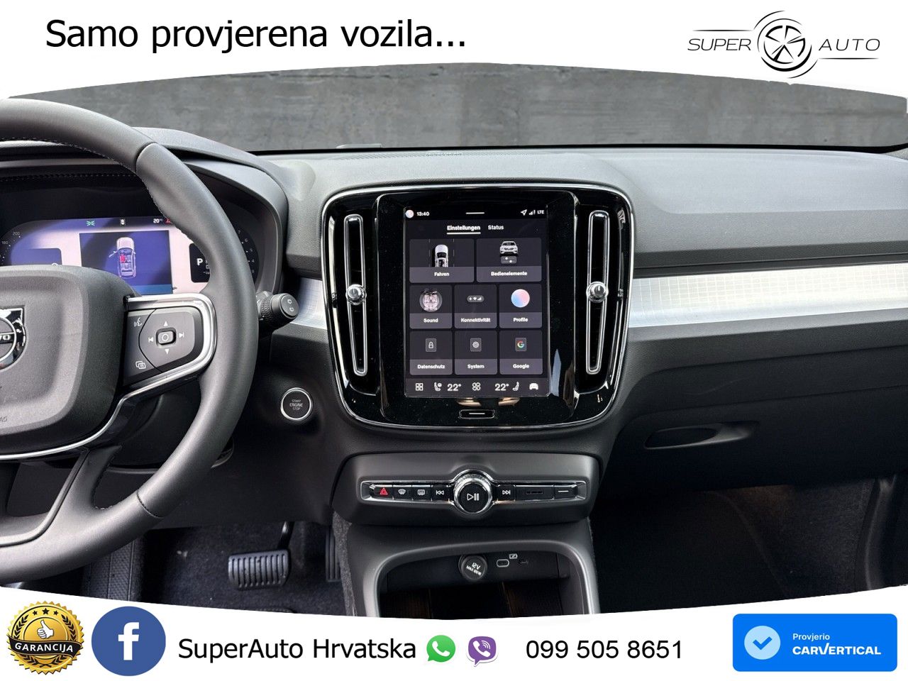Volvo XC40 2.0 B3 163 KS Automatic LED+GR SJED+ACC
