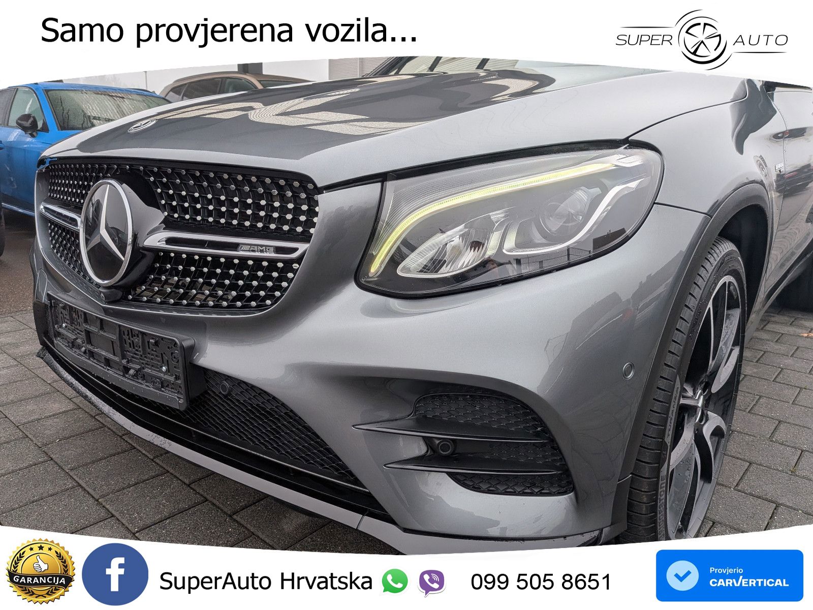 Mercedes GLC Coupe AMG 43 (367 KS) 4MATIC G-TRONIC ZRAČNI+ACC+GR SJED+KAM+PANO
