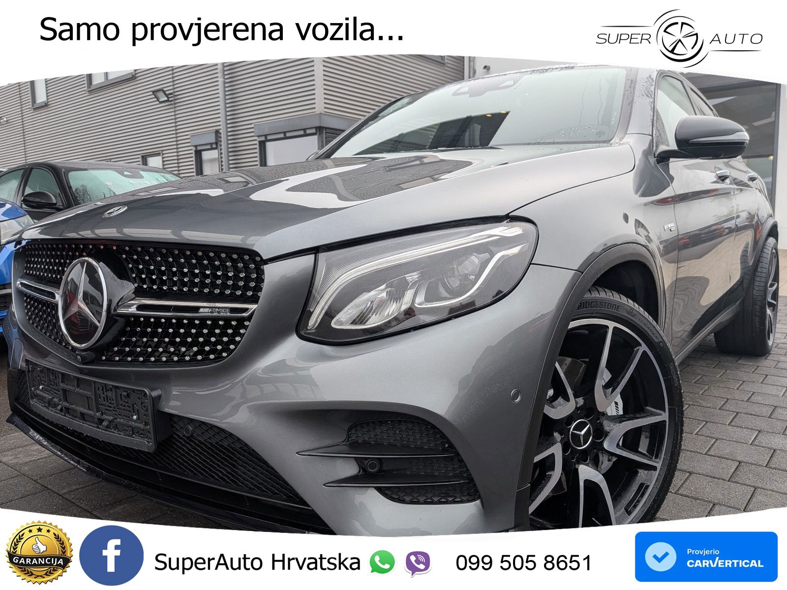 Mercedes GLC Coupe AMG 43 (367 KS) 4MATIC G-TRONIC ZRAČNI+ACC+GR SJED+KAM+PANO