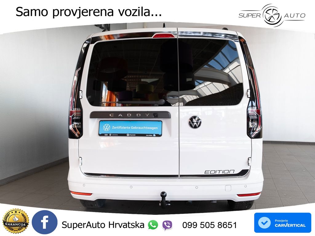 Volkswagen Der neue Caddy Maxi TDI DSG Flexible  5-Sitzer 122 KS