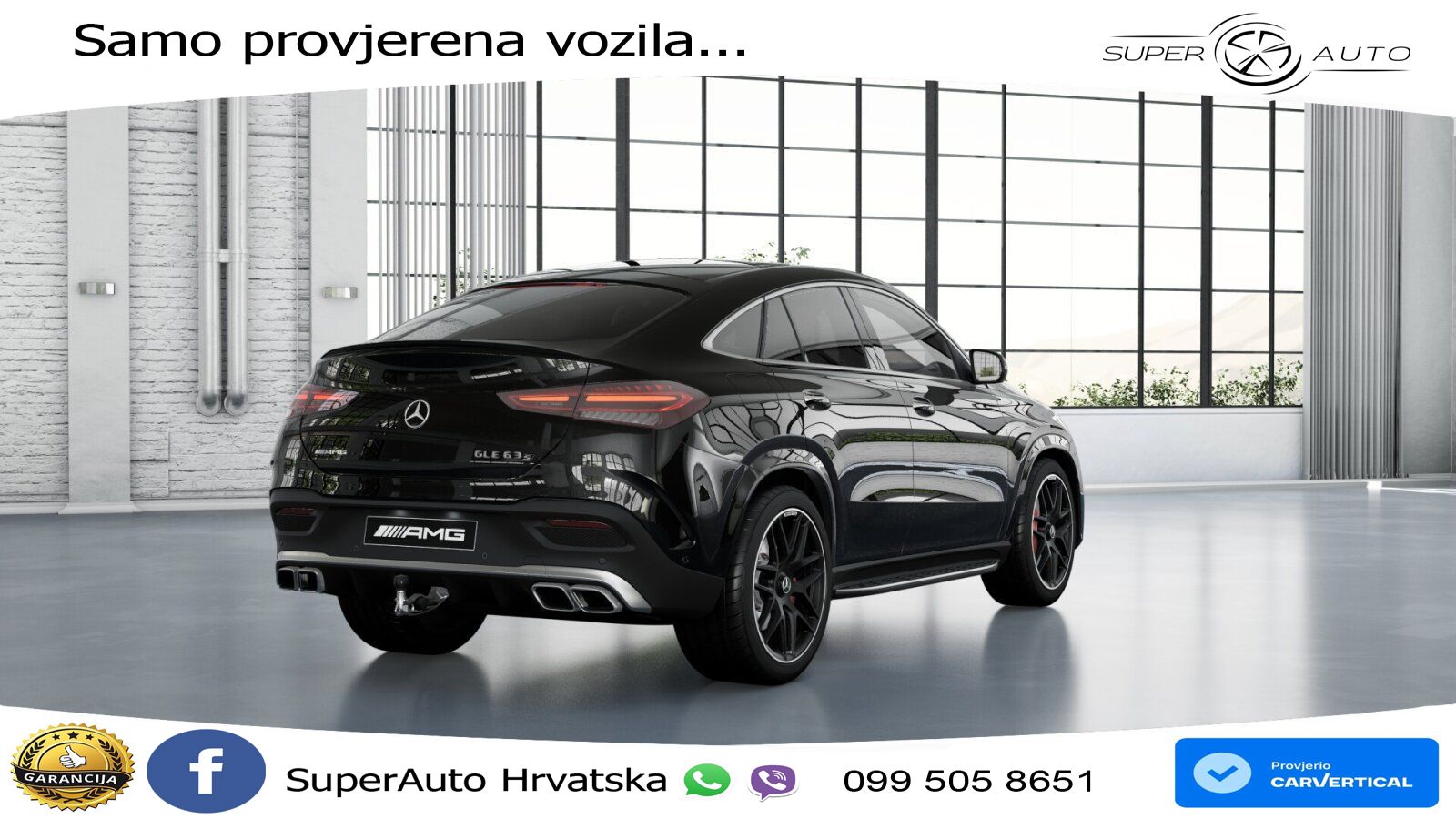 Mercedes AMG GLE Coupe 63 S V8 (612 KS) EQ Boost 4MATIC+ AMG SPEEDSHIFT TCT 9G ACC+HEAD+4xGR SJED+360+PANO