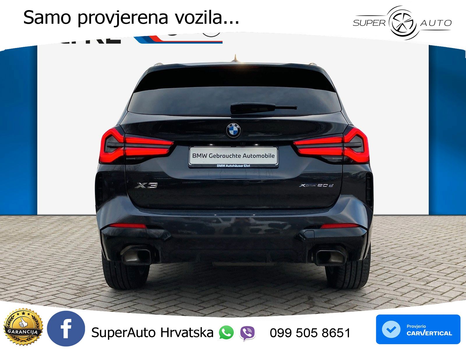 BMW X3 20d xDrive Steptronic M Sport LED+GR SJED+ACC