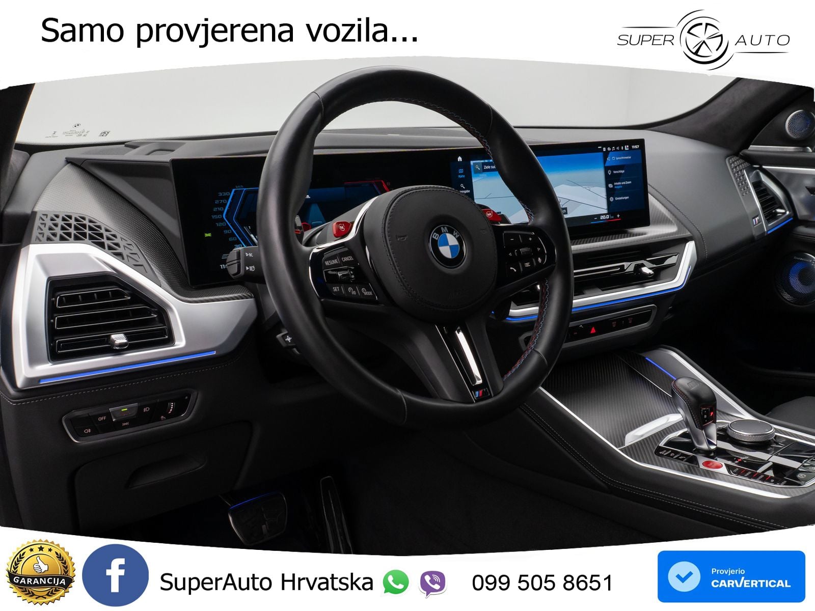 BMW XM 4.4 V8 (653 KS) xDrive Steptronic LED+GR SJED+ACC