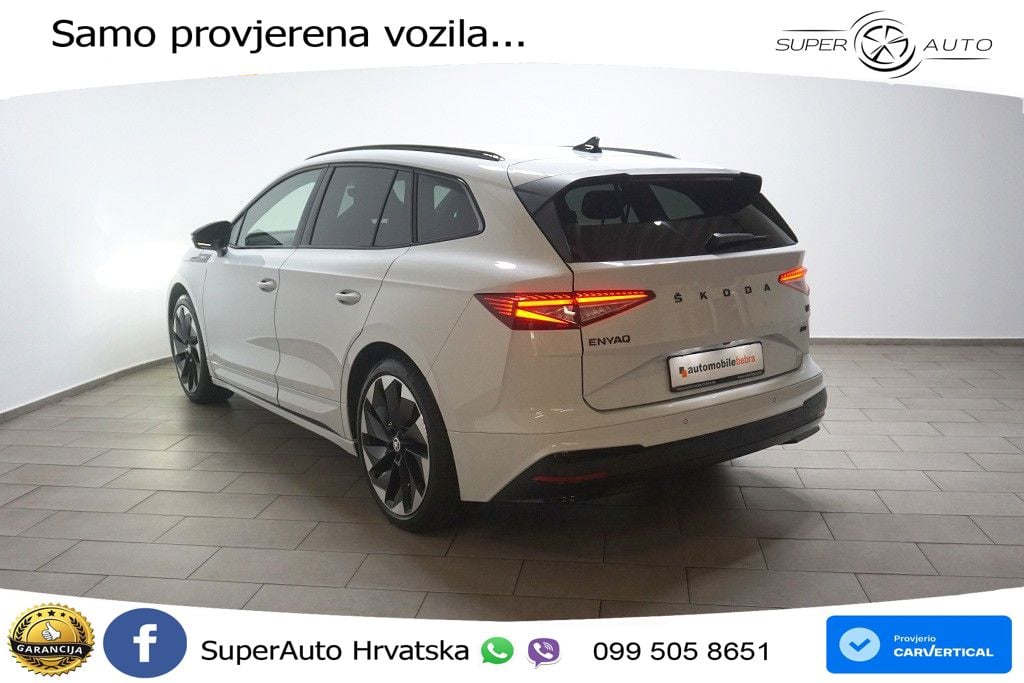 Škoda Enyaq iV 80x 82 kWh (265 KS) AWD SportLine LED+GR SJED+ACC