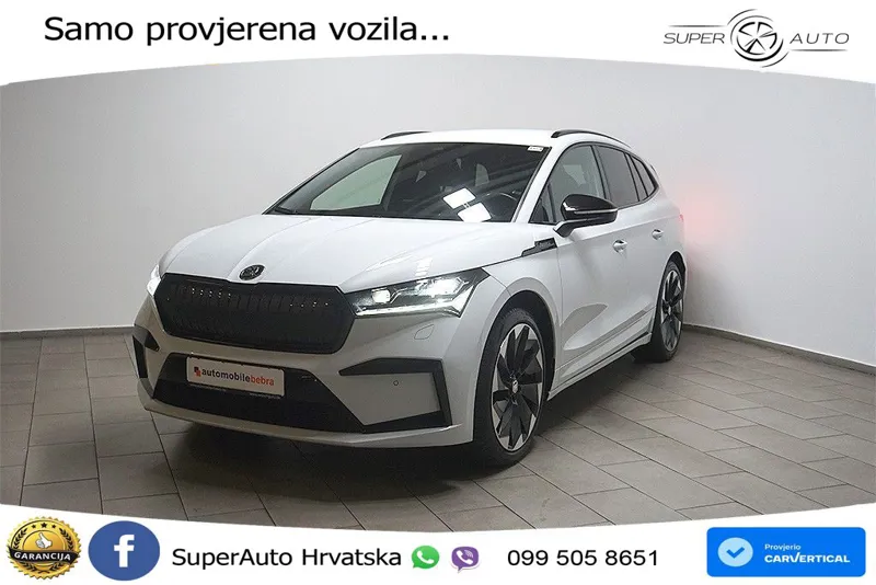 Škoda Enyaq iV 80x 82 kWh (265 KS) AWD SportLine LED+GR SJED+ACC