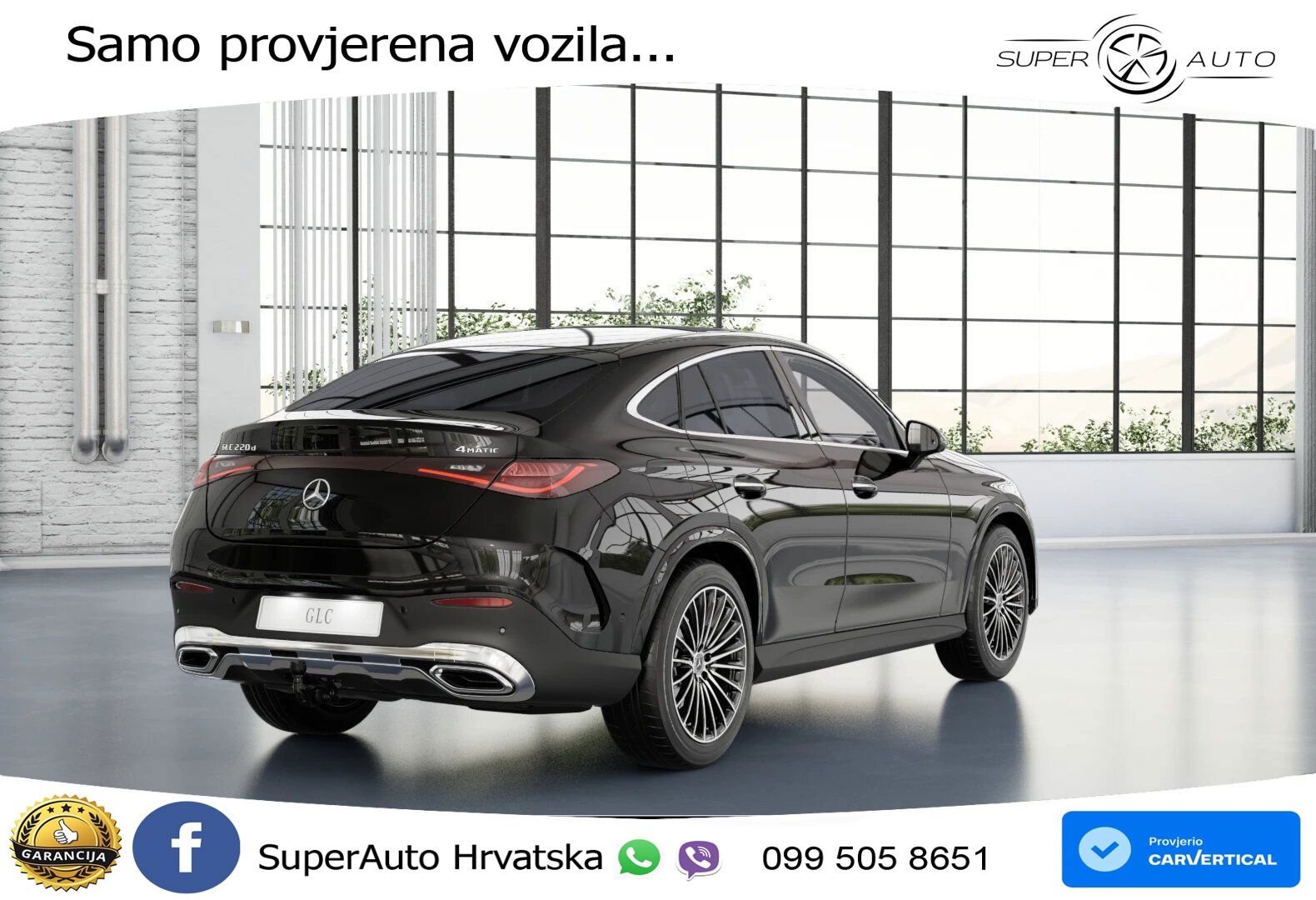 Mercedes GLC Coupe 220d (197 KS) 4MATIC 9G-TRONIC AMG ACC+GR SJED+360+PANO
