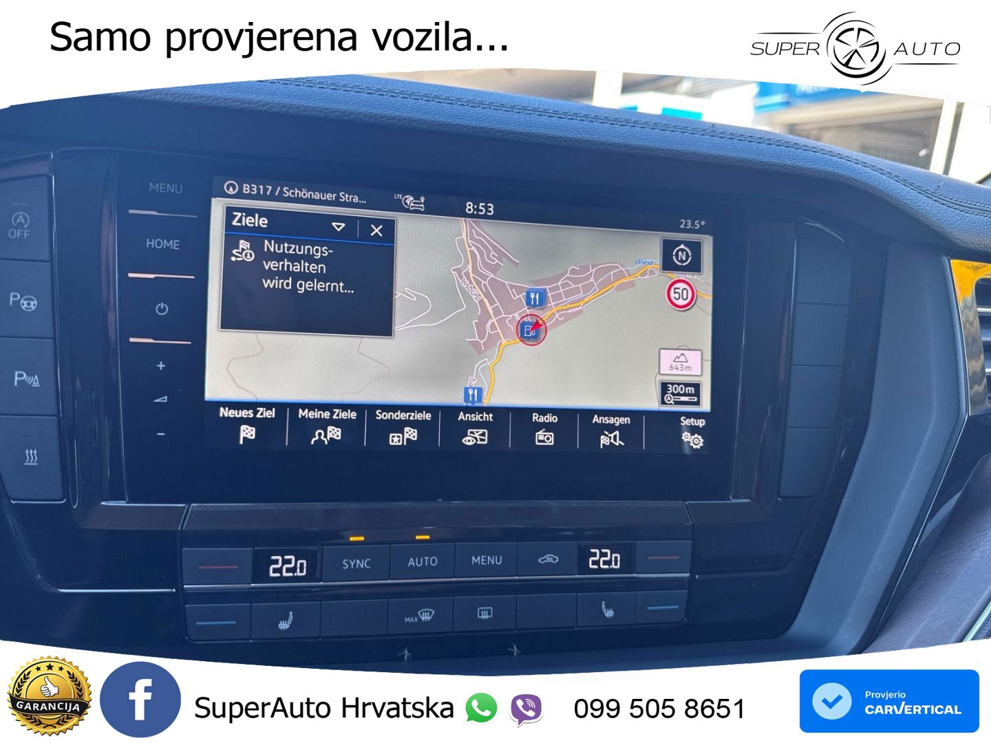 Volkswagen Touareg 3.0 V6 TDI (286 KS) 4MOTION Tiptronic ZRAČNI+ACC+GR SJED+KAM