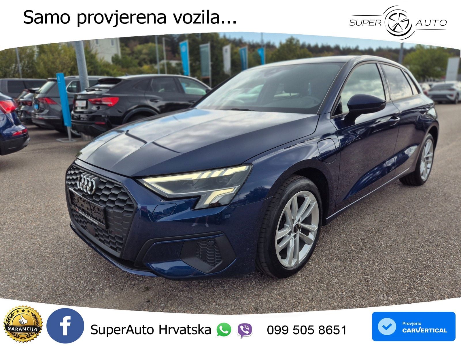 Audi A3 40 TFSIe (204 KS) S tronic LED+GR SJED+ACC