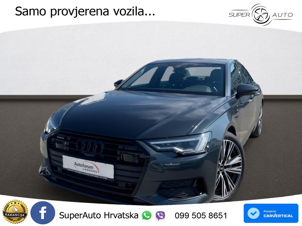 Audi A6 50 TFSIe (299 KS) quattro ultra S tronic S line LED+GR SJED+ACC