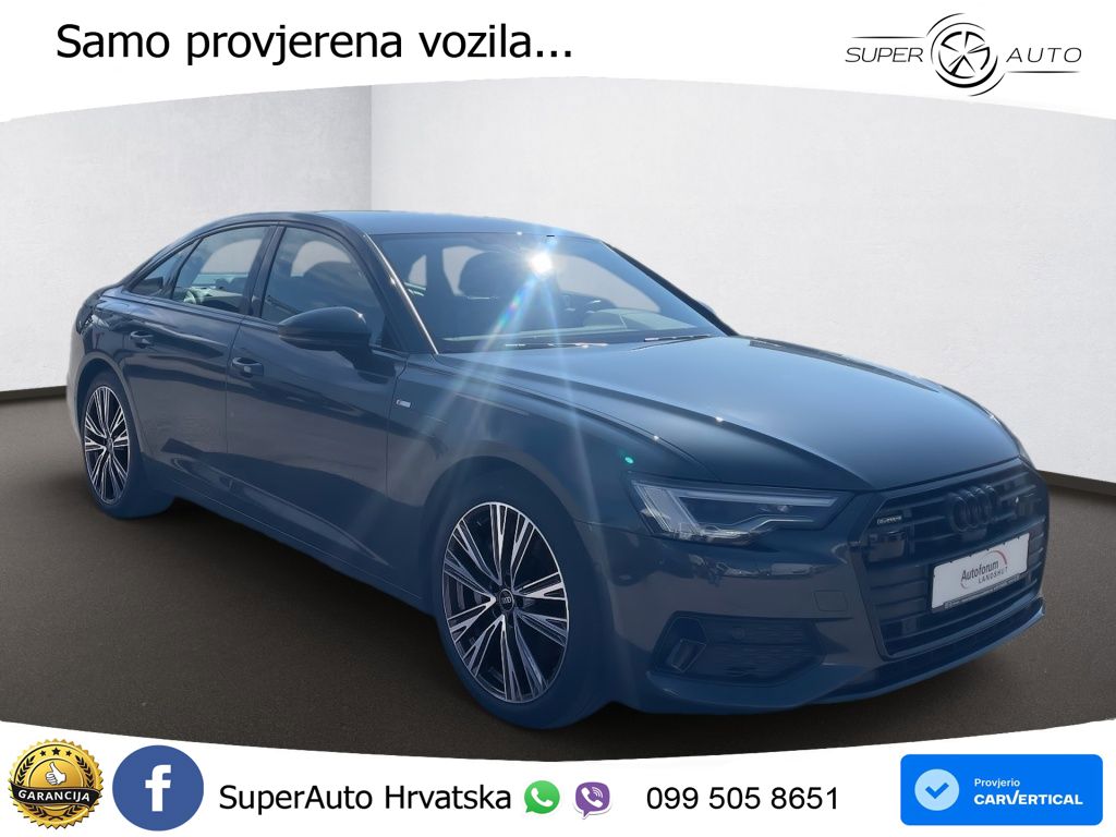 Audi A6 50 TFSIe (299 KS) quattro ultra S tronic S line LED+GR SJED+ACC