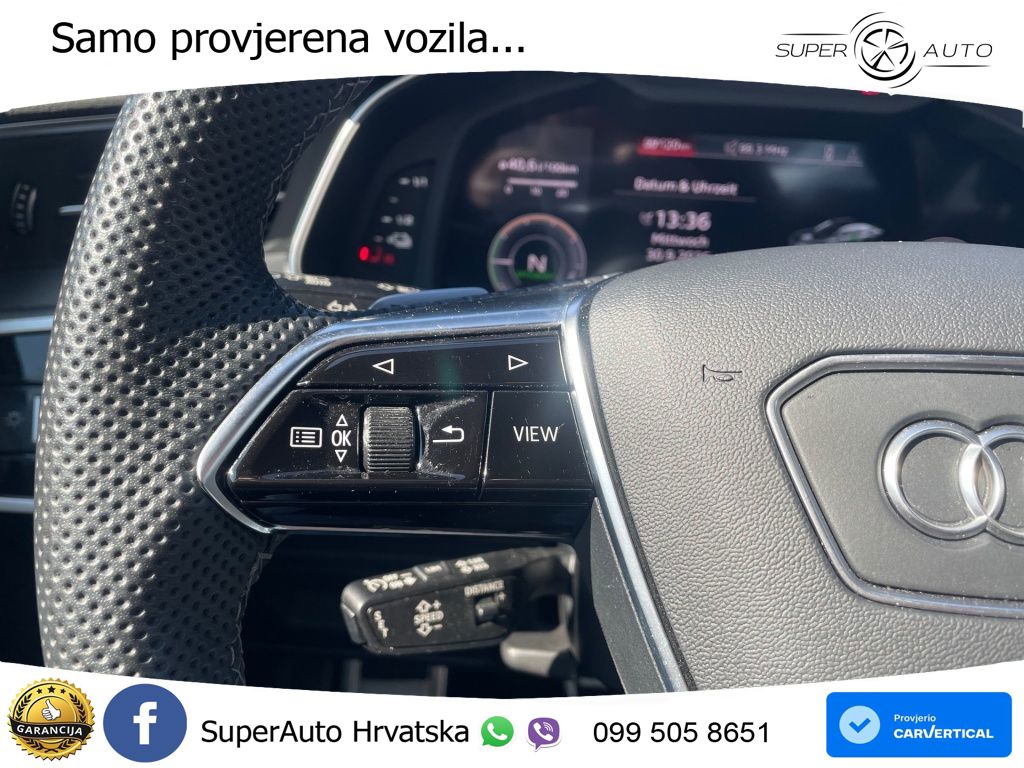 Audi A6 50 TFSIe (299 KS) quattro ultra S tronic S line LED+GR SJED+ACC