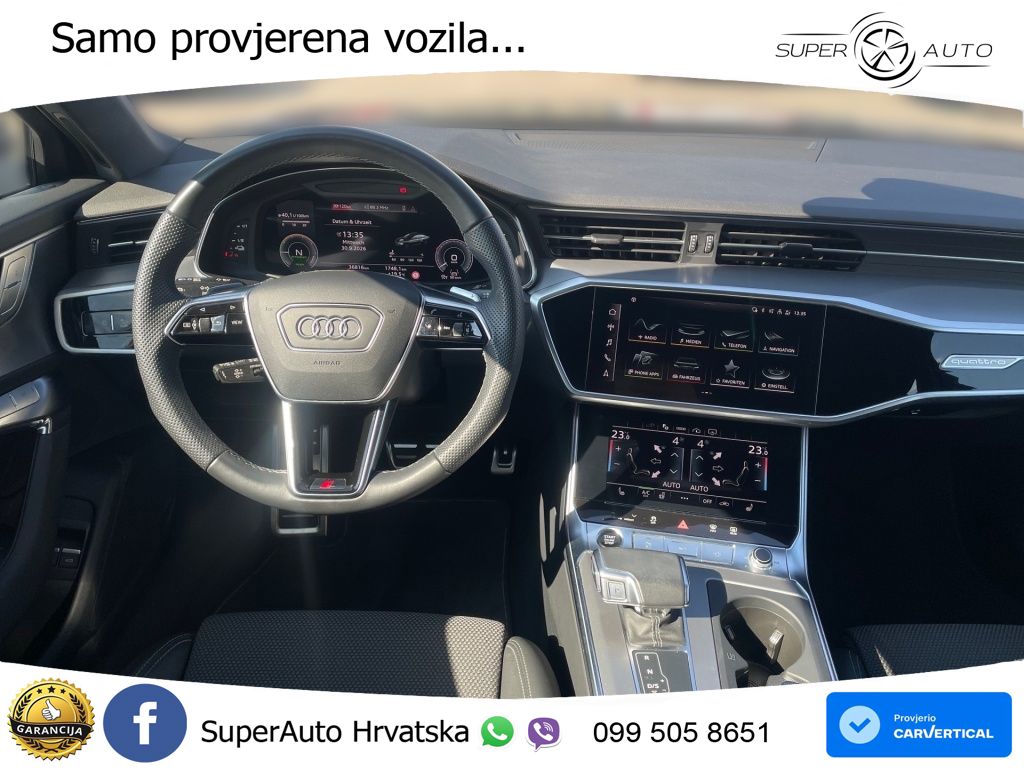 Audi A6 50 TFSIe (299 KS) quattro ultra S tronic S line LED+GR SJED+ACC