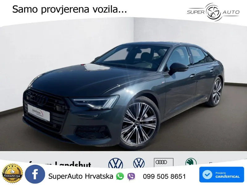 Audi A6 50 TFSIe (299 KS) quattro ultra S tronic S line LED+GR SJED+ACC