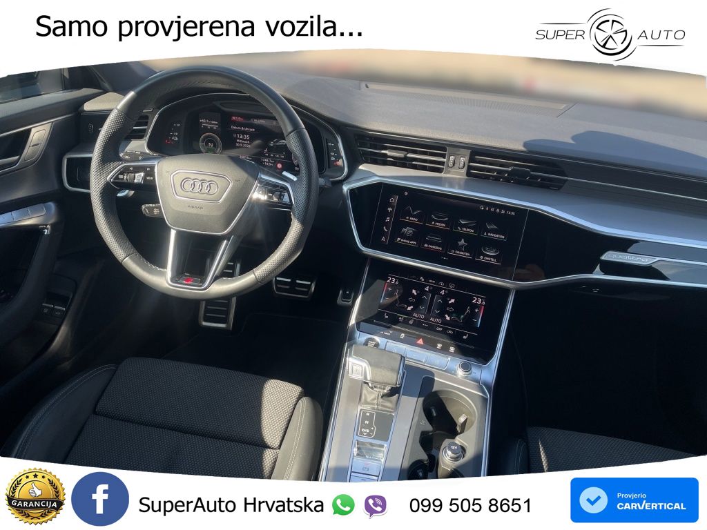 Audi A6 50 TFSIe (299 KS) quattro ultra S tronic S line LED+GR SJED+ACC