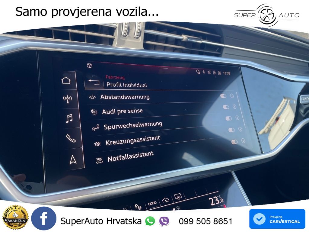 Audi A6 50 TFSIe (299 KS) quattro ultra S tronic S line LED+GR SJED+ACC
