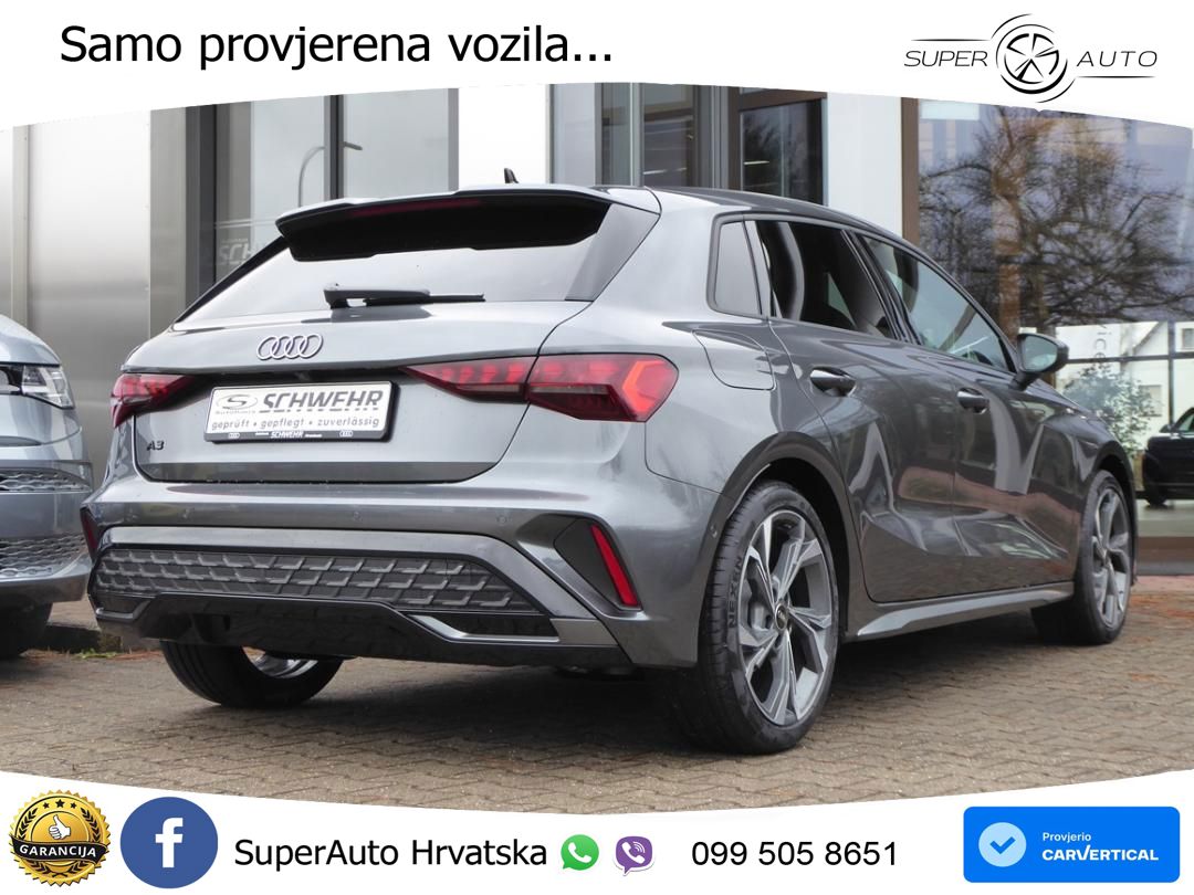 Audi A3 35 TFSI (150 KS) S tronic S line MATRIX+GR SJED+KAM