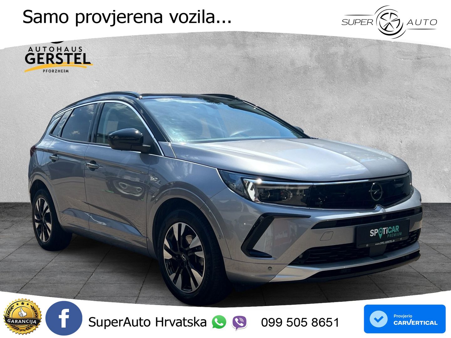 Opel Grandland 1.2i Turbo (130 KS) Automatic Elegance LED+GR SJED+ACC