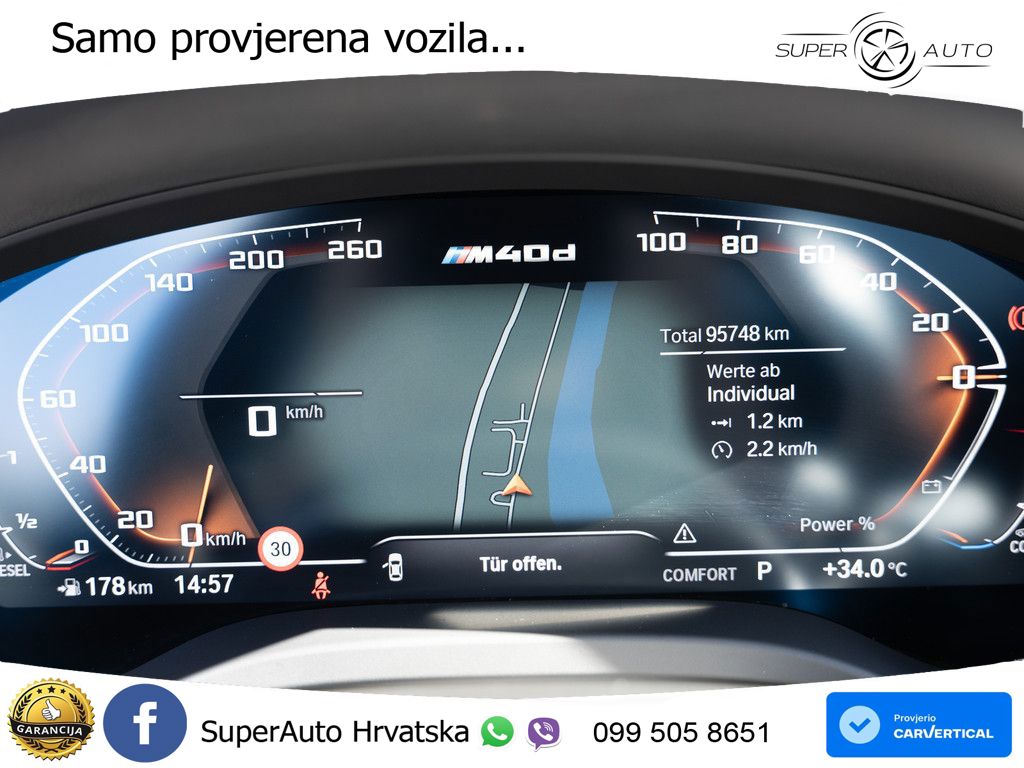BMW X3 M40d xDrive Steptronic LED+GR SJED+ACC