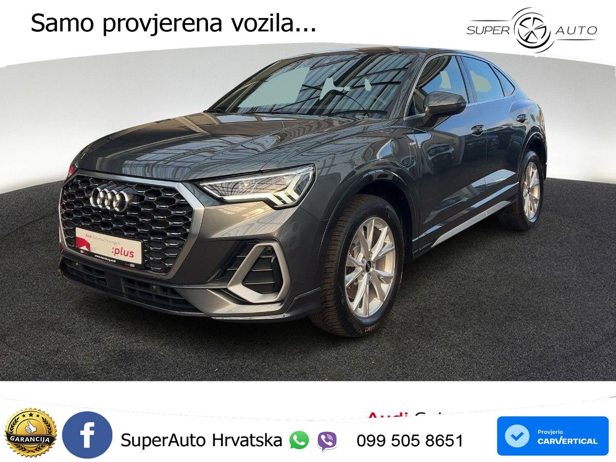 Audi Q3 Sportback 45 TFSIe (245 KS) S tronic S line LED+GR SJED+ACC