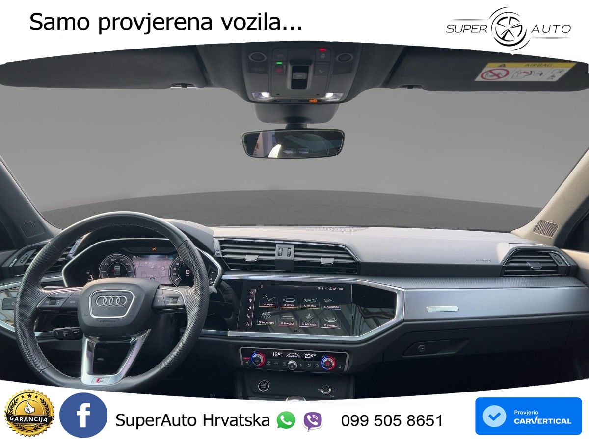 Audi Q3 Sportback 45 TFSIe (245 KS) S tronic S line LED+GR SJED+ACC